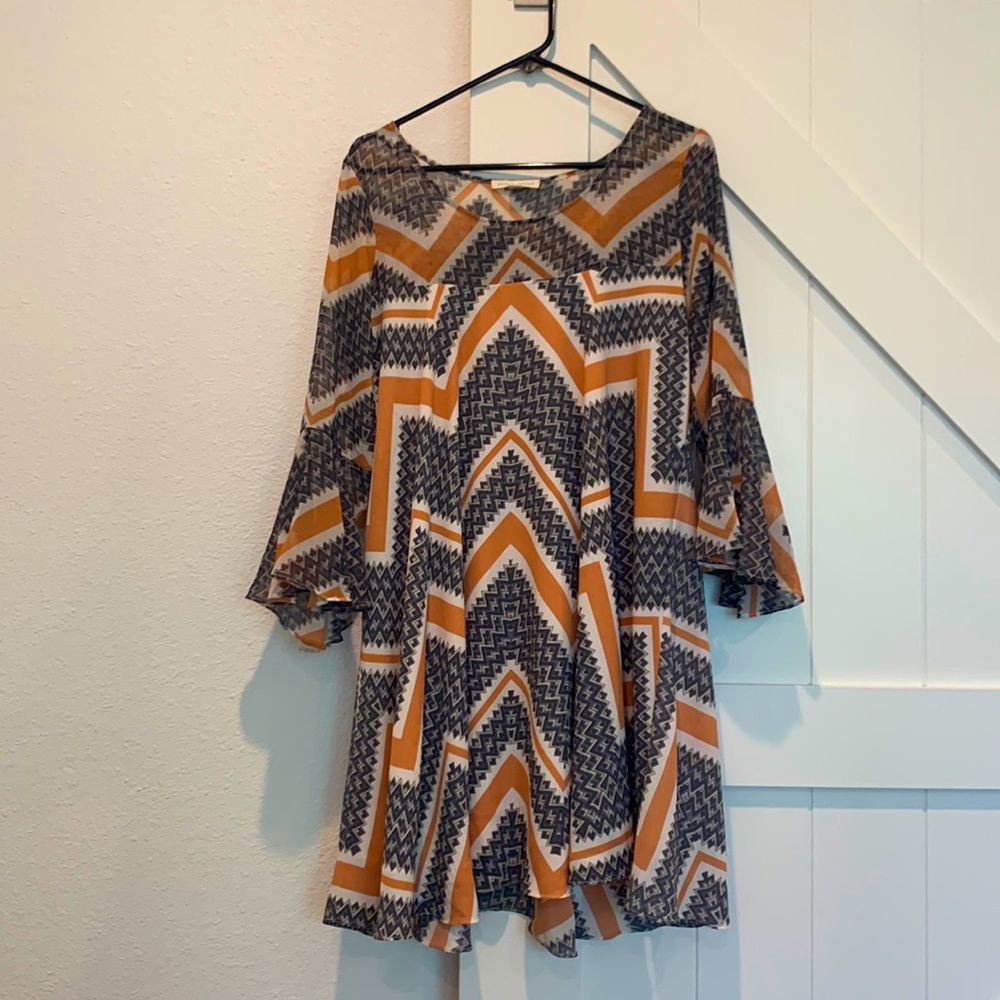 Paper Crown Mod Bohemian Dress